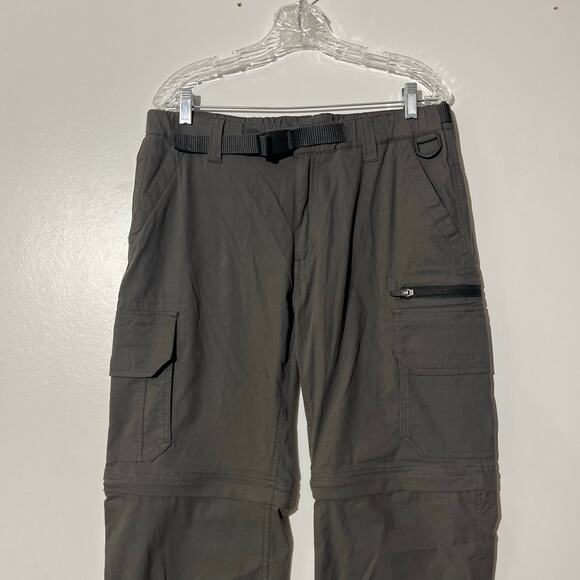The B.C Clothing Convertible Stretch Cargo Gray Outerwear Pants Men’s MEDIUM - Picture 2 of 7